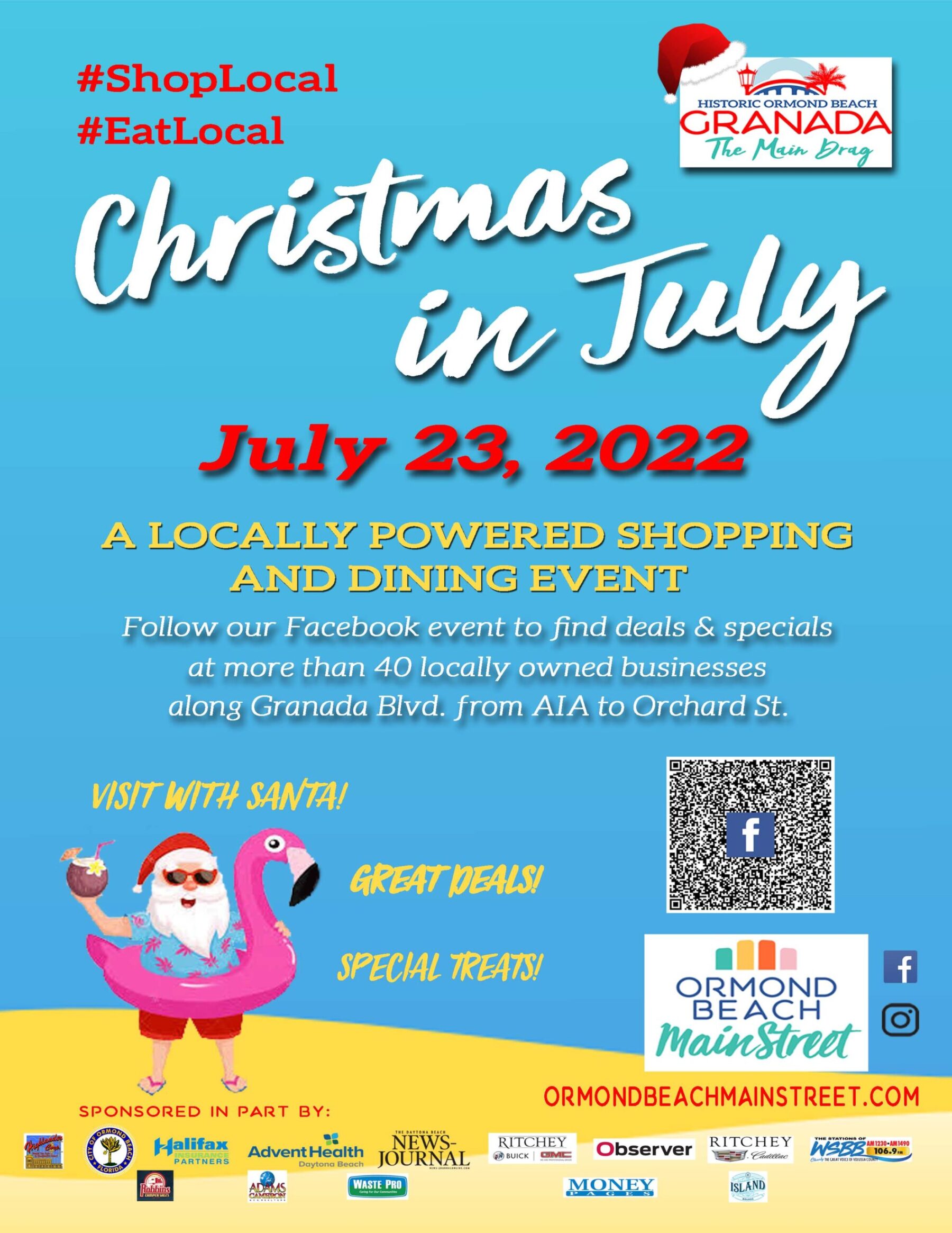 Christmas in July Flyer